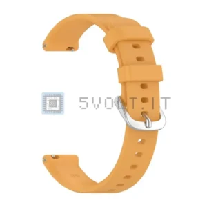 Cinturino Silicone Giallo Ocra per Garmin Lily 2