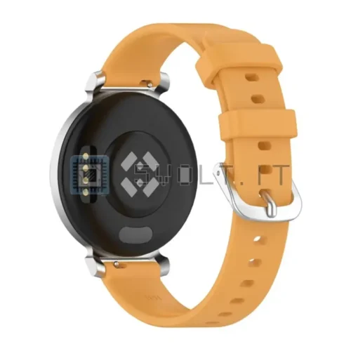 Cinturino Silicone Giallo Ocra per Garmin Lily 2