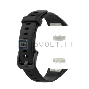 Cinturino Silicone Nero per Honor Band 6 Opaco