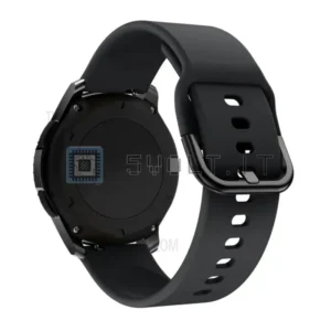 Cinturino Silicone Nero 22mm per Samsung Galaxy Watch 46mm