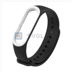 Cinturino Silicone Nero per Xiaomi Mi Band 3 Morbido