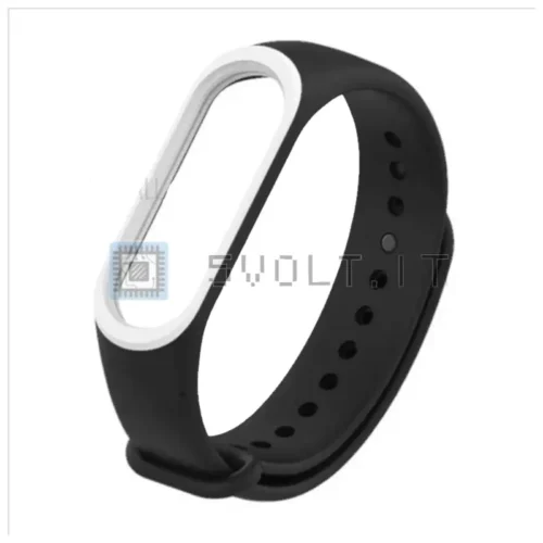 Cinturino Silicone Nero per Xiaomi Mi Band 3 Morbido