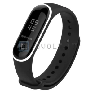 Cinturino Silicone Nero per Xiaomi Mi Band 3 Morbido