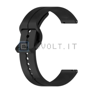 Cinturino Silicone Nero per Galaxy Watch 3 45mm/ Huawei GT3