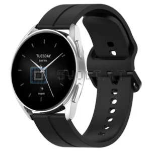 Cinturino Silicone Nero per Galaxy Watch 3 45mm/ Huawei GT3