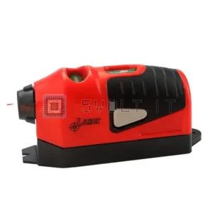 Livella a Laser Multifunzione Rossa con Bolla per Soffitti