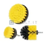 3pz Spazzole per Trapano Elettrico 2/3.5/4 Pollici Gialle