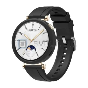 Cinturino Silicone per Huawei Watch GT4 41mm Nero