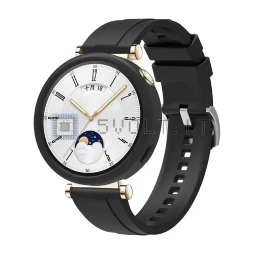 Cinturino Silicone per Huawei Watch GT4 41mm Nero