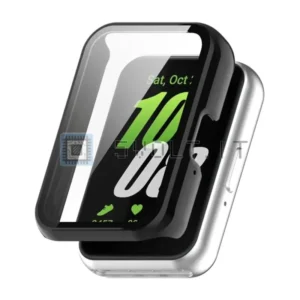 Case + Vetro Temprato per Samsung Galaxy Fit 3 Nero