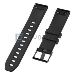 Cinturino Silicone Garmin Fenix 5 / Forerunner 935 945 Nero