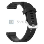 Cinturino Silicone per Garmin Forerunner 245 20mm Nero