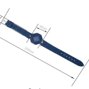 Orologio Donna Gem Cut Gemma Diamante Finto Cuoio Quartz