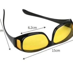 Occhiali Per Auto Visione Notturna Protezione Uv Gialli