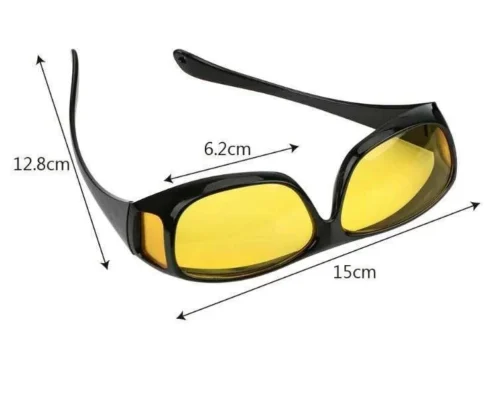 Occhiali Per Auto Visione Notturna Protezione Uv Gialli