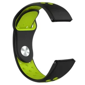 Cinturino Universal Sudorazione Nero Verde Fitbit Versa/Lite