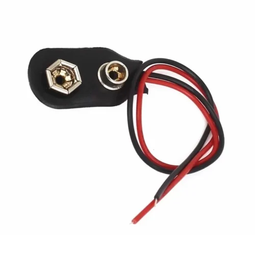 10 pezzi Supporto per batteria Clip a scatto Connettore Cavo