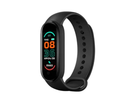 Solo Cinturino Nero Ricambio Smartwatch M6 Smart Band Fitnes