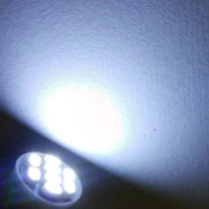 10 Lampade T10 W5W Led 6Volt Bianche 6.3V 194 168 1206 3020