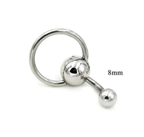 Piercing Ombelico Anallergico Nombril Acciaio Chirurgico 8mm