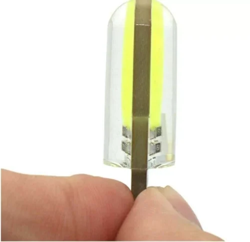Lotto 10 Pezzi Led In Gel Lampadine 12V T10 W5W Bianco 6500K