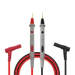 Coppia puntali per tester rosso nero a norme CATII 1000V