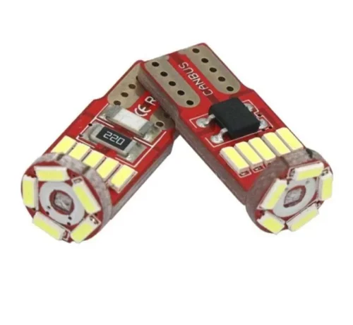 Lotto 10 Pezzi Lampade Led W5W T10 4014 15-Smd