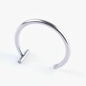 Piercing Finto Acciaio Chirurgico Labbro Bocca Anallergico