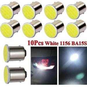 Lotto 10 Pezzi Lampade P21W 1156 Ba15S Led Parcheggio
