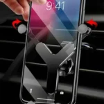 Supporto Telefono Per Auto A Forma Di Ypsilon Gravità Nero