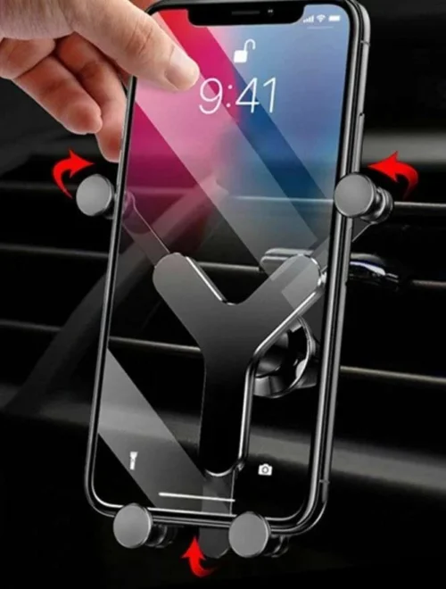 Supporto Telefono Per Auto A Forma Di Ypsilon Gravità Nero