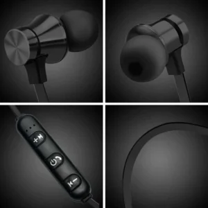Auricolare Bluetooth Magnetico XT11 Neckband Blue Metal