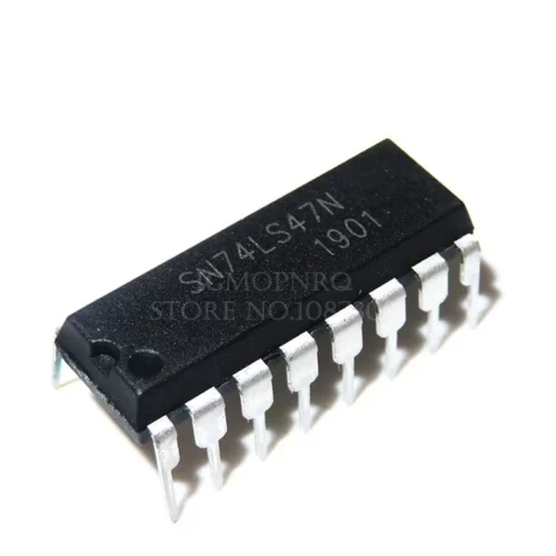 IC Circuito Integrato SN74LS47N 74LS47 DIP16 - Lotto 5 Pezzi