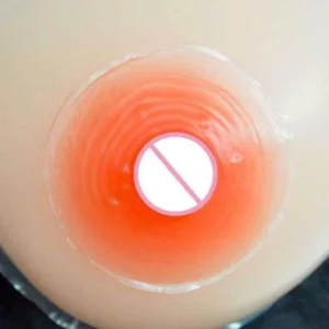 Coppia Capezzoli Finti Silicone Morbido Copertura Adesivi