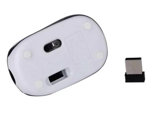 Mini Mouse Ottico Rosso 2.4Ghz Per Pc Laptop Gaming Wireless