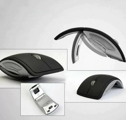 Mouse Ottico Wireless Pieghevole Arco 2.4Ghz Usb Kebeteme