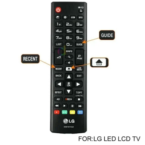 Telecomando Per Lg Akb74915324 Led Tv 433Mhz Compatibile