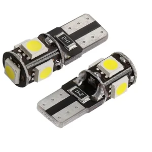 10 Lampadine Posizione Canbus 5050 T10 W5W No Errore 5 Led