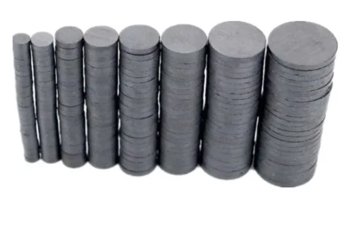 5 Pezzi Magneti Ferrite 24X3Mm Disco Y30 Permanente