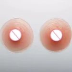 Coppia Capezzoli Finti Silicone Morbido Copertura Adesivi