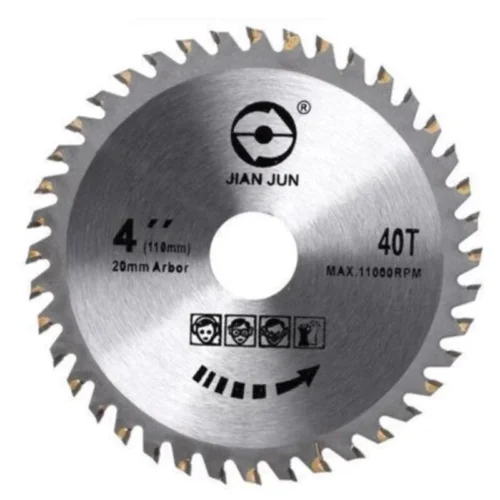 Lama Sega Circolare Dentatura 40 Denti Diametro 110mm 20mm