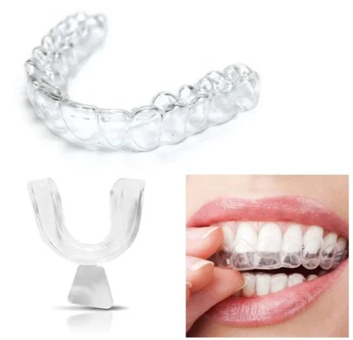 4 Pezzi Silicone Dentale Notte Aiuto Sonno Sbiancamento