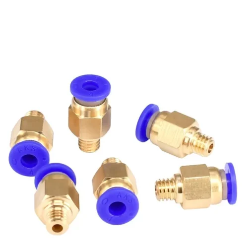 2Pz Raccordo Pneumatico Pc4-M6 Innesto Tubo Ptfe 1.75Mm 4mm