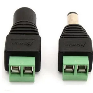 Coppia Connettore Spina Maschio Femmina 12V Cctv Jack