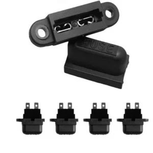5X Portafusibile Da Pannello Per Fusibile Lama Standard 30A