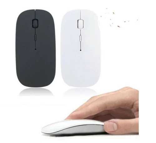 Mouse Ottico Wireless 1600 DPI USB Colore Bianco Senza Filo