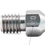 Ugello Estrusore Acciaio 0.4Mm Filettatura M6 Per 1,75mm
