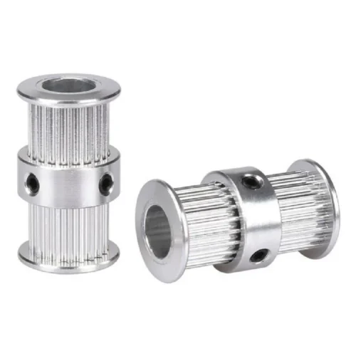 Puleggia Gt2 20 Denti Alluminio Foro 8mm Doppia Testa Double