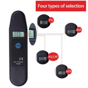 Manometro Misuratore Digitale Di Pressione Gomme Pneumatici