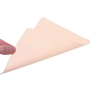 Lotto 5 Fogli Pelle Finta Sintetica Pratica Tatuaggi 14x19cm